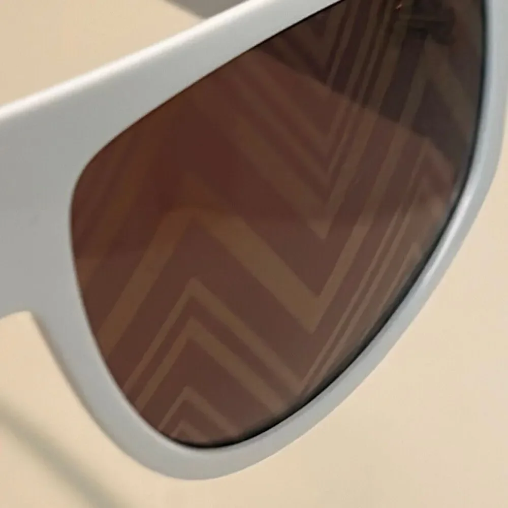 MISSONI MIS 0165/S Sunglasses Ivory White Chunky Wide Frame Y2K Celeb Style NEW